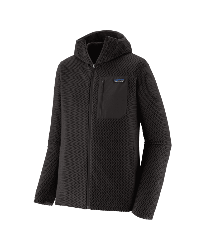 PATAGONIA Men's R1 Air Fleece Full-Zip Hoody Black Men's Zip Hoodies Patagonia 