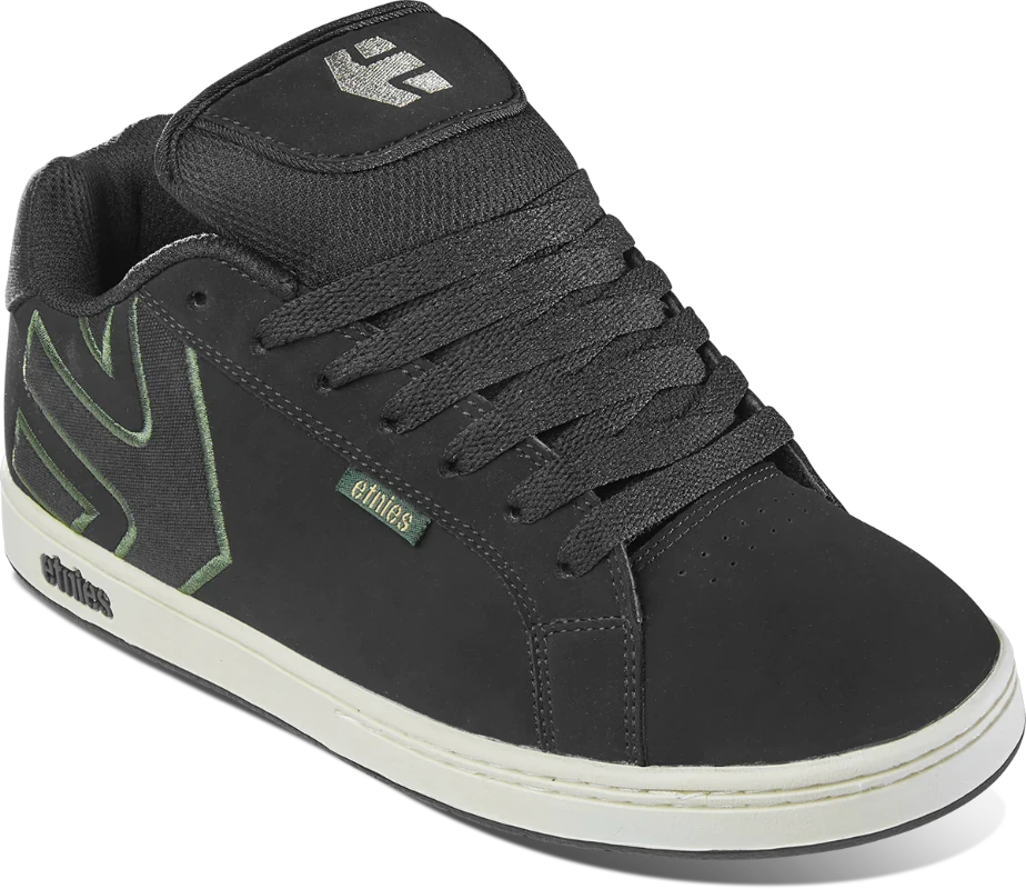 ETNIES Fader Shoes Black Green 13