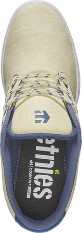 ETNIES Jameson 2 Eco Shoes Tan/Blue/White Men's Skate Shoes Etnies 