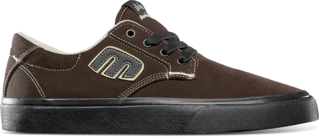 ETNIES Barge Plus X Julian Lewis Shoes Brown/Black Men's Skate Shoes Etnies 
