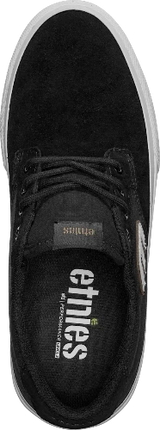 ETNIES Barge Plus Shoes Black/White Men's Skate Shoes Etnies 