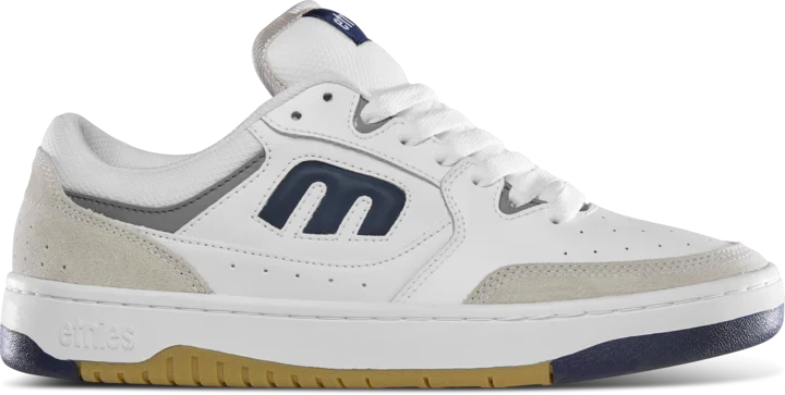 ETNIES Loot Shoes White/Navy Men's Skate Shoes Etnies 