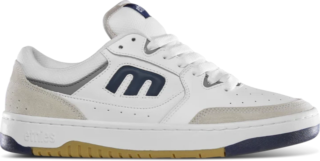 ETNIES Loot Shoes White/Navy Men's Skate Shoes Etnies 