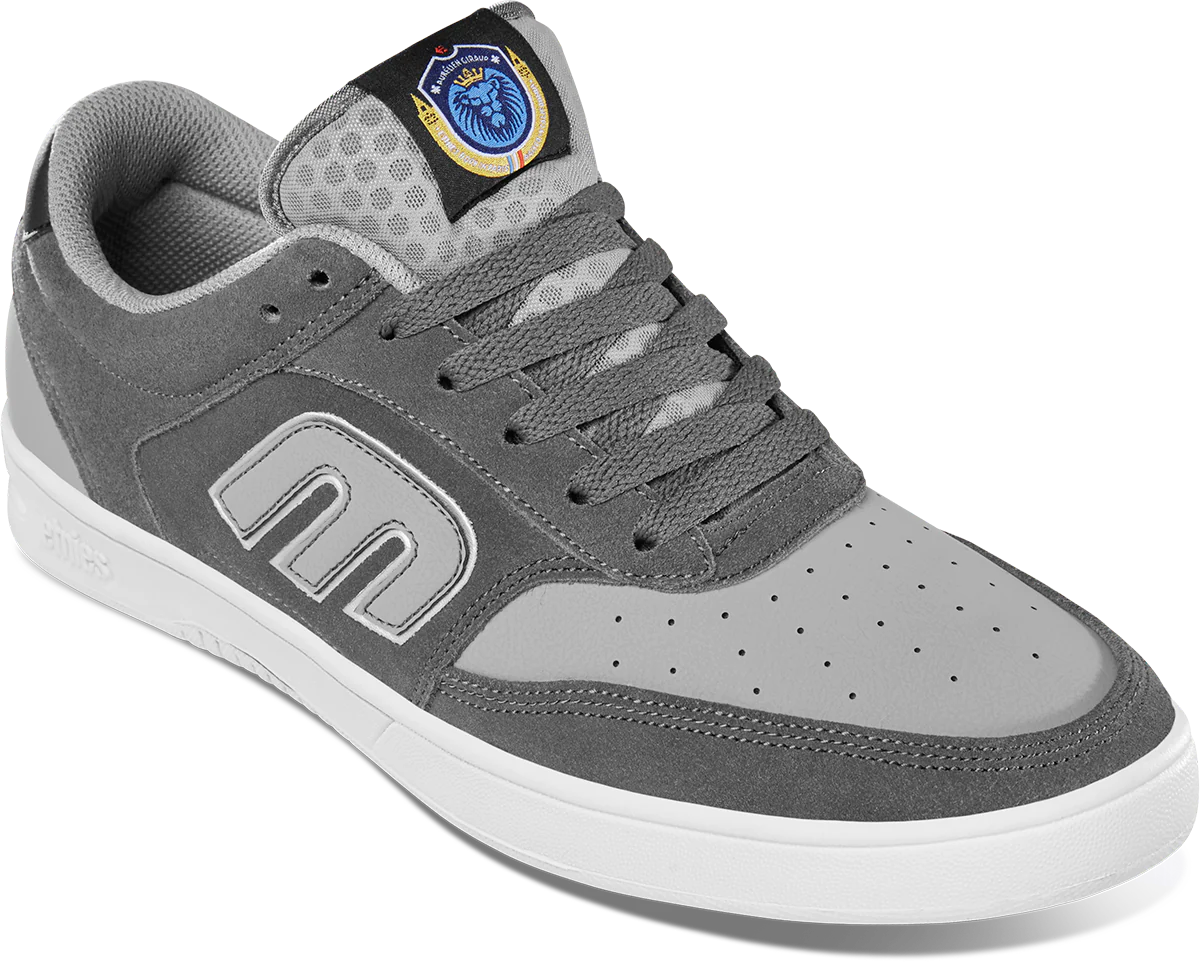 ETNIES The Aurelien Shoes Grey/Light Grey Men's Skate Shoes Etnies 