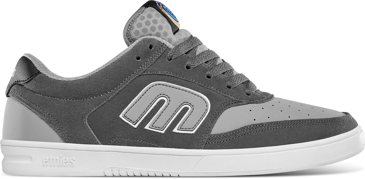 ETNIES The Aurelien Shoes Grey/Light Grey Men's Skate Shoes Etnies 