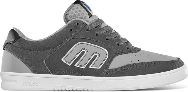 ETNIES The Aurelien Shoes Grey/Light Grey Men's Skate Shoes Etnies 
