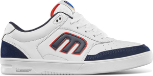 ETNIES The Aurelien Michelin Shoes White/Navy/Red Men's Skate Shoes Etnies 