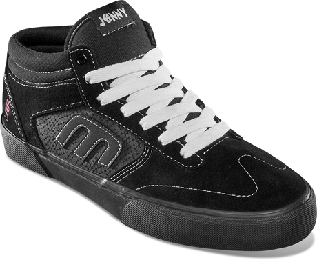 ETNIES Windrow Vulc Mid X Jenny Shoes Black/Black Men's Skate Shoes Etnies 
