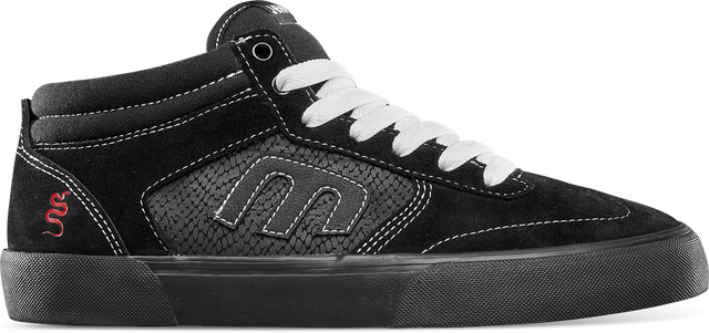 ETNIES Windrow Vulc Mid X Jenny Shoes Black/Black Men's Skate Shoes Etnies 