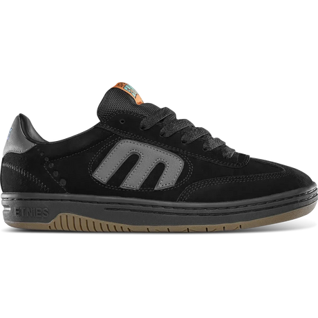 ETNIES Locut X Apache Shoes Black/Grey/Gum Men's Skate Shoes Etnies 