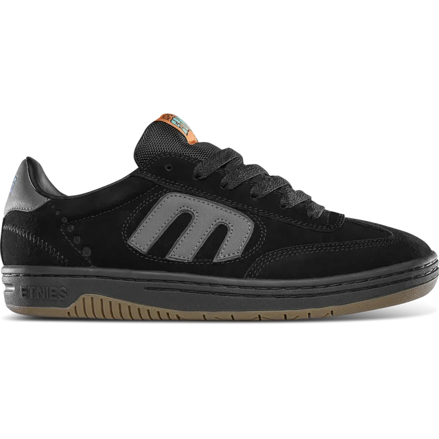 ETNIES Locut X Apache Shoes Black/Grey/Gum Men's Skate Shoes Etnies 