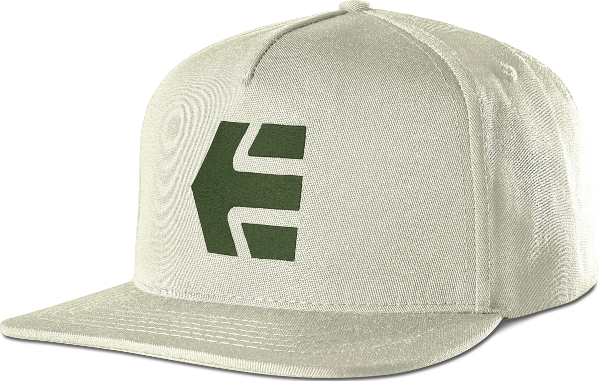 ETNIES Icon Snapback Hat Natural Men's Hats Etnies 