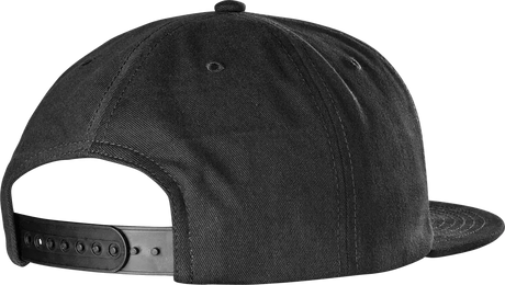 ETNIES Icon Embroidery Snapback Hat Black Men's Hats Etnies 