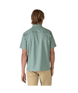 PATAGONIA Short-Sleeved Self-Guided Sun Shirt Thermal Blue Men's Short Sleeve Button Up Shirts Patagonia 