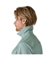 PATAGONIA Short-Sleeved Self-Guided Sun Shirt Thermal Blue Men's Short Sleeve Button Up Shirts Patagonia 