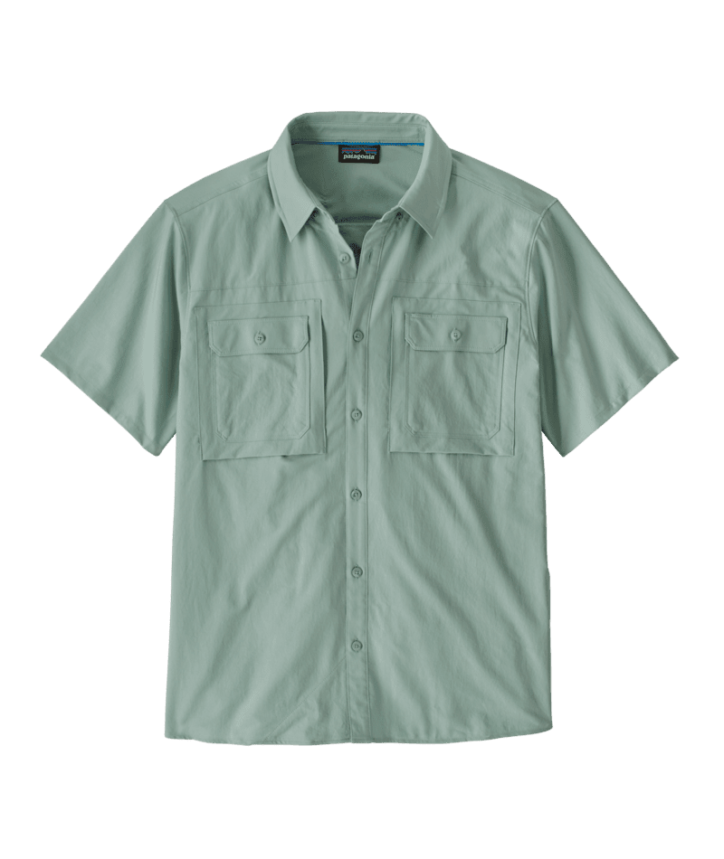 PATAGONIA Short-Sleeved Self-Guided Sun Shirt Thermal Blue Men's Short Sleeve Button Up Shirts Patagonia 