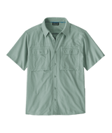 PATAGONIA Short-Sleeved Self-Guided Sun Shirt Thermal Blue Men's Short Sleeve Button Up Shirts Patagonia 