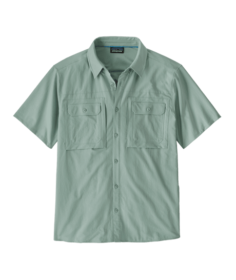 PATAGONIA Short-Sleeved Self-Guided Sun Shirt Thermal Blue Men's Short Sleeve Button Up Shirts Patagonia 