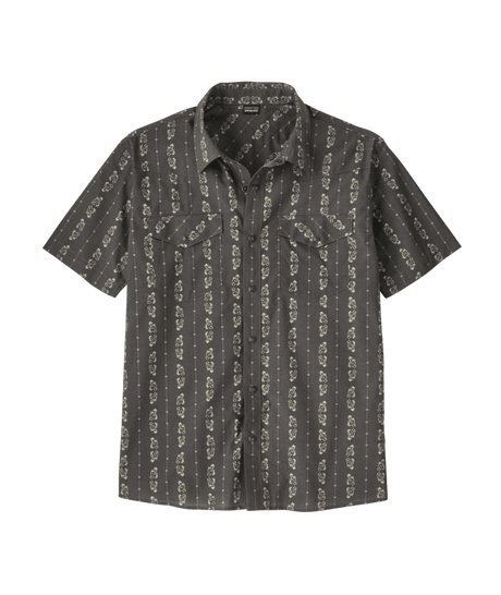 PATAGONIA Go-To Western Short Sleeve Button Up Lowlands/Forge Grey Men's Short Sleeve Button Up Shirts Patagonia 