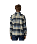 PATAGONIA Fjord Flannel Longsleeve Button-Up Shirt Hibernate/Sunken Blue Men's Long Sleeve Button Up Shirts Patagonia 