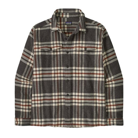 PATAGONIA Fjord Flannel Longsleeve Button-Up Shirt Catch/Ink Black Men's Long Sleeve Button Up Shirts Patagonia 