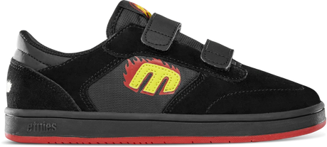 ETNIES Youth Windro X Santa Cruz Shoe Black/Red/Black Youth and Toddler Skate Shoes Etnies 