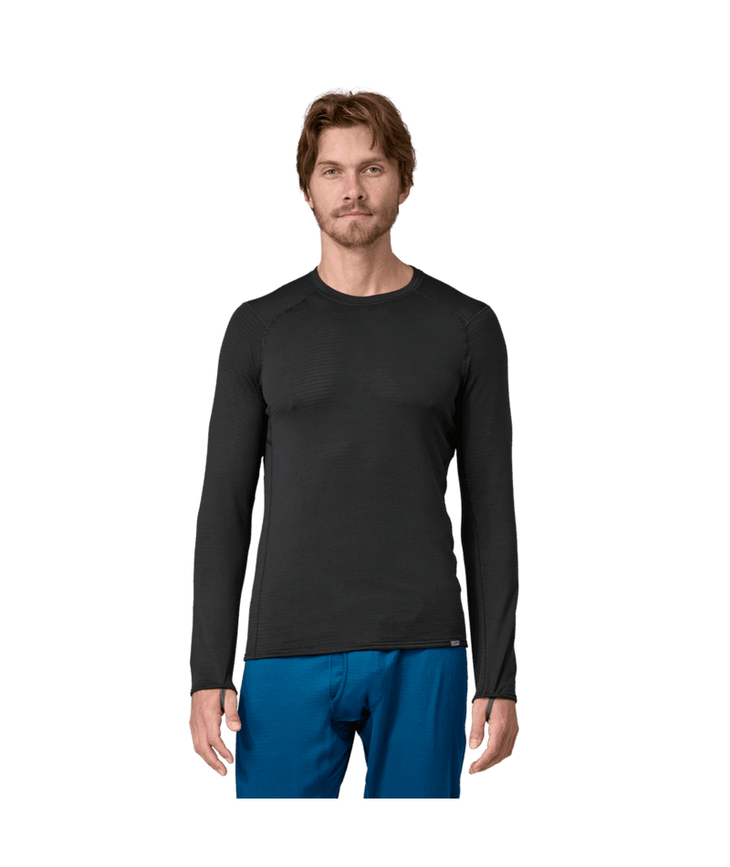 PATAGONIA Capilene Thermal Weight Base Layer Crewneck Black Men's Base Layers Patagonia 