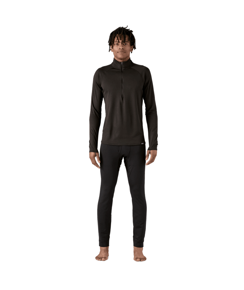 PATAGONIA Capilene Thermal Weight Base Layer Bottoms Black Men's Base Layers Patagonia 