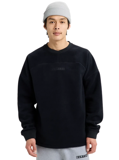 BURTON Burton Cinder Crewneck Fleece True Black Men's Crewnecks Burton 