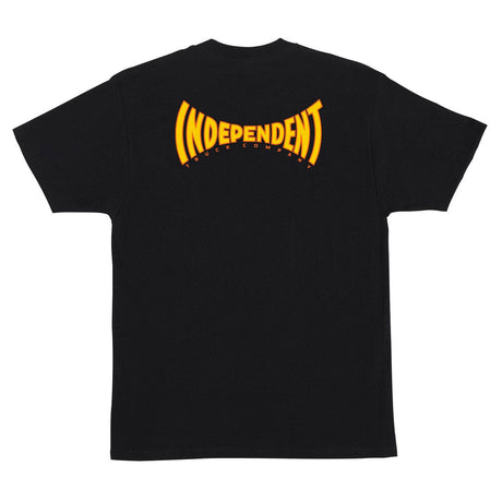 INDEPENDENT Spanning Chest T-Shirt Black Men's Short Sleeve T-Shirts Independent 