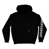 INDEPENDENT Built To Grind Work Hoodie Black Men's Pullover Hoodies Independent 