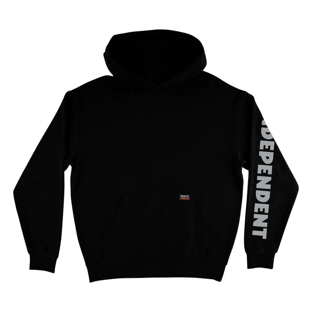 INDEPENDENT Built To Grind Work Hoodie Black Men's Pullover Hoodies Independent 