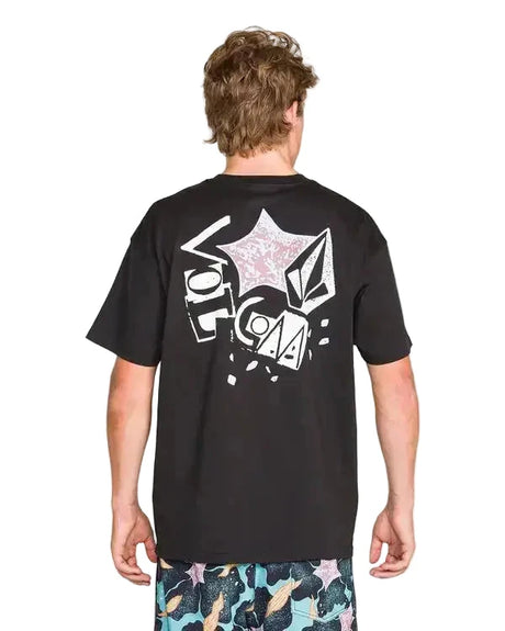 VOLCOM Concrete Jungle T-Shirt Black Men's Short Sleeve T-Shirts Volcom 