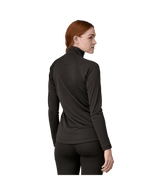 PATAGONIA Capilene Midweight Zip-Neck Pullover Black Women's Base Layers Patagonia 