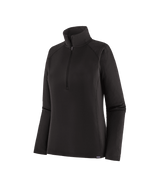 PATAGONIA Capilene Midweight Zip-Neck Pullover Black Women's Base Layers Patagonia 