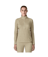 PATAGONIA Capilene Midweight Zip-Neck Pullover Flow: Dyno White Women's Base Layers Patagonia 