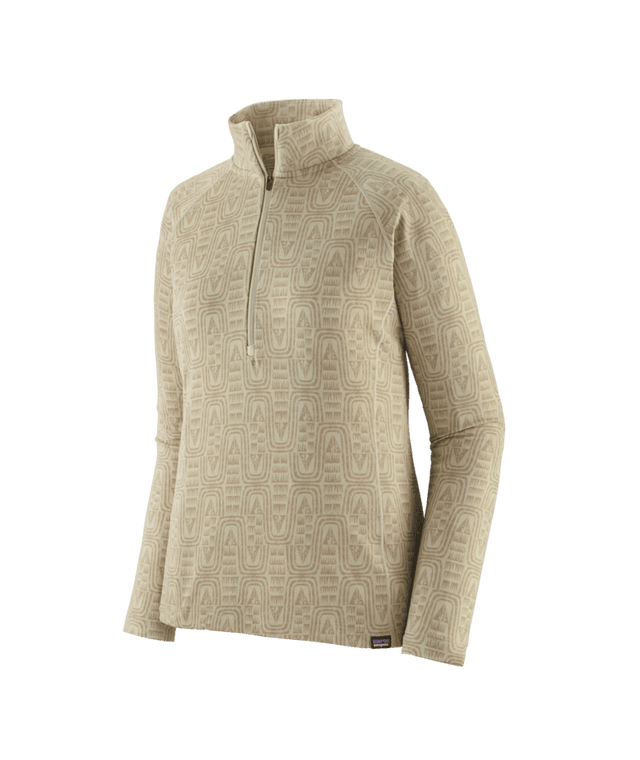 PATAGONIA Capilene Midweight Zip-Neck Pullover Flow: Dyno White Women's Base Layers Patagonia 