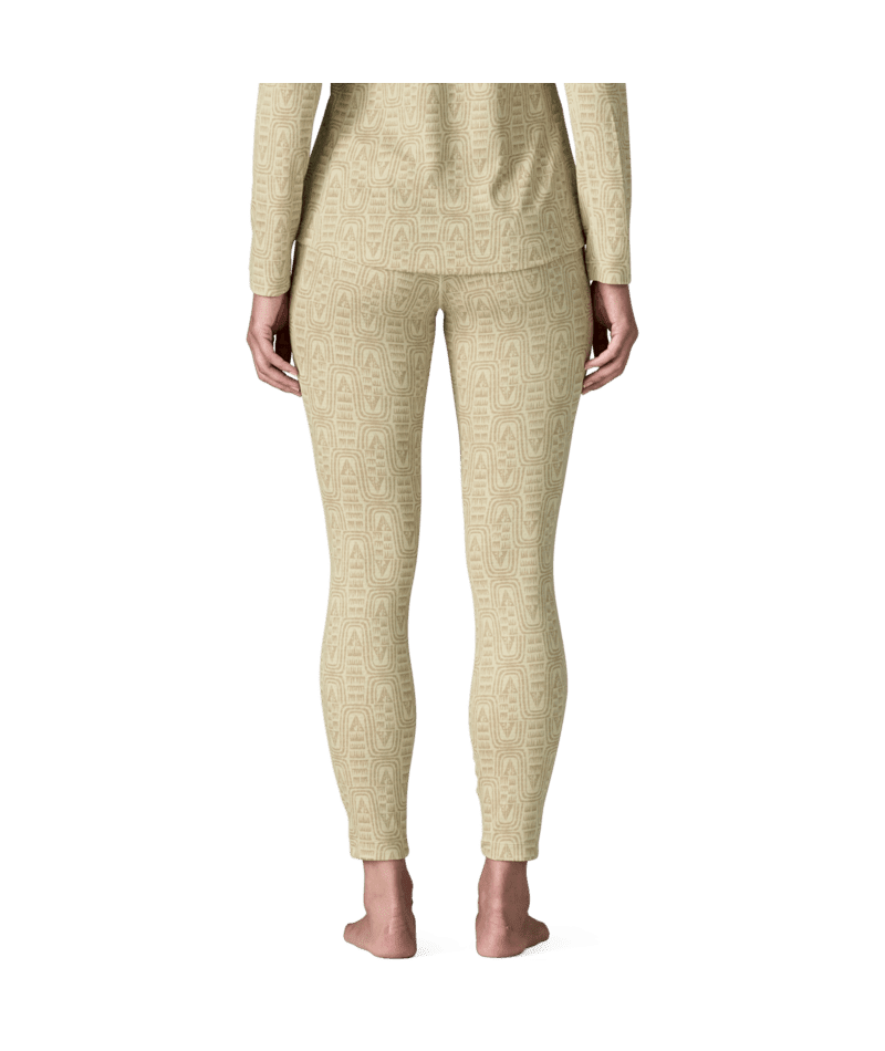 PATAGONIA Women's Capilene Midweight Bottoms Flow: Dyno White Women's Base Layers Patagonia 