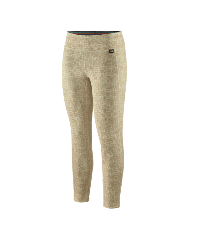 PATAGONIA Women's Capilene Midweight Bottoms Flow: Dyno White Women's Base Layers Patagonia 