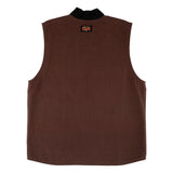 INDEPENDENT Built To Grind Canvas Vest Chocolate Men's Vests Independent 