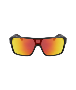 DRAGON Remix Matte Black Inferno - Lumalens Red Ion Sunglasses Sunglasses Dragon 
