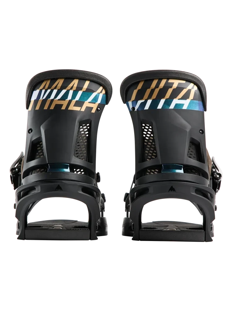 BURTON Malavita Re:Flex Snowboard Bindings Black 2026 Men's Snowboard Bindings Burton 