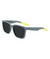 DRAGON Baile XL Matte Charcoal Lime - Lumalens Smoke Sunglasses Sunglasses Dragon 