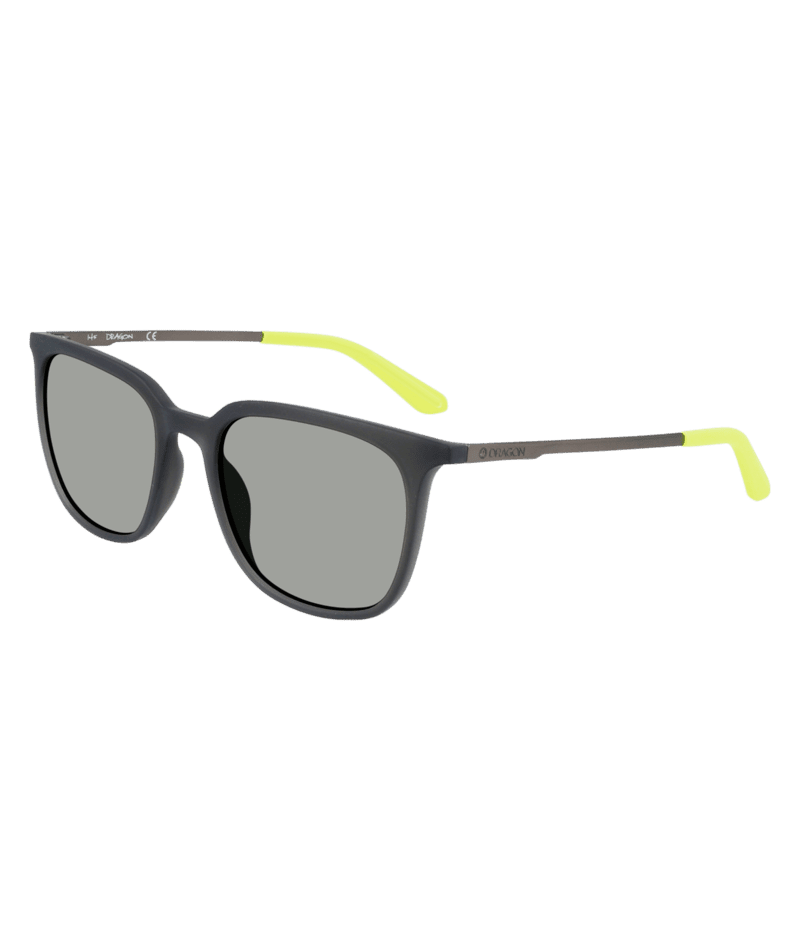 DRAGON Ziggy Matte Grey - Lumalens Silver Ion Sunglasses Sunglasses Dragon 