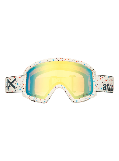 ANON Tracker 2.0 Speckles - Gold Amber + Face MFI Face Mask Youth Snow Goggle Snow Goggles Anon 