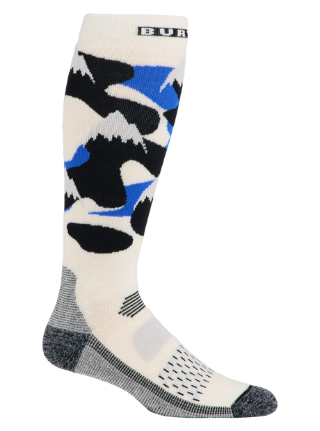BURTON Burton Performance Midweight Snow Socks Jake Blue Mountains Men's Snowboard Socks Burton 