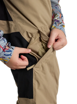 BURTON Kid's Skylar 2L Bib Snow Pants Summit Taupe 2026 Youth Snow Pants Burton 