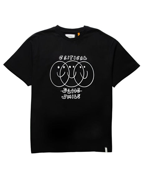 CRITICAL SLIDE Seeing Double T-Shirt Vintage Black Men's Short Sleeve T-Shirts The Critical Slide Society 