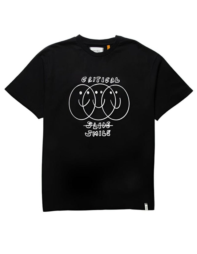 CRITICAL SLIDE Seeing Double T-Shirt Vintage Black Men's Short Sleeve T-Shirts The Critical Slide Society 