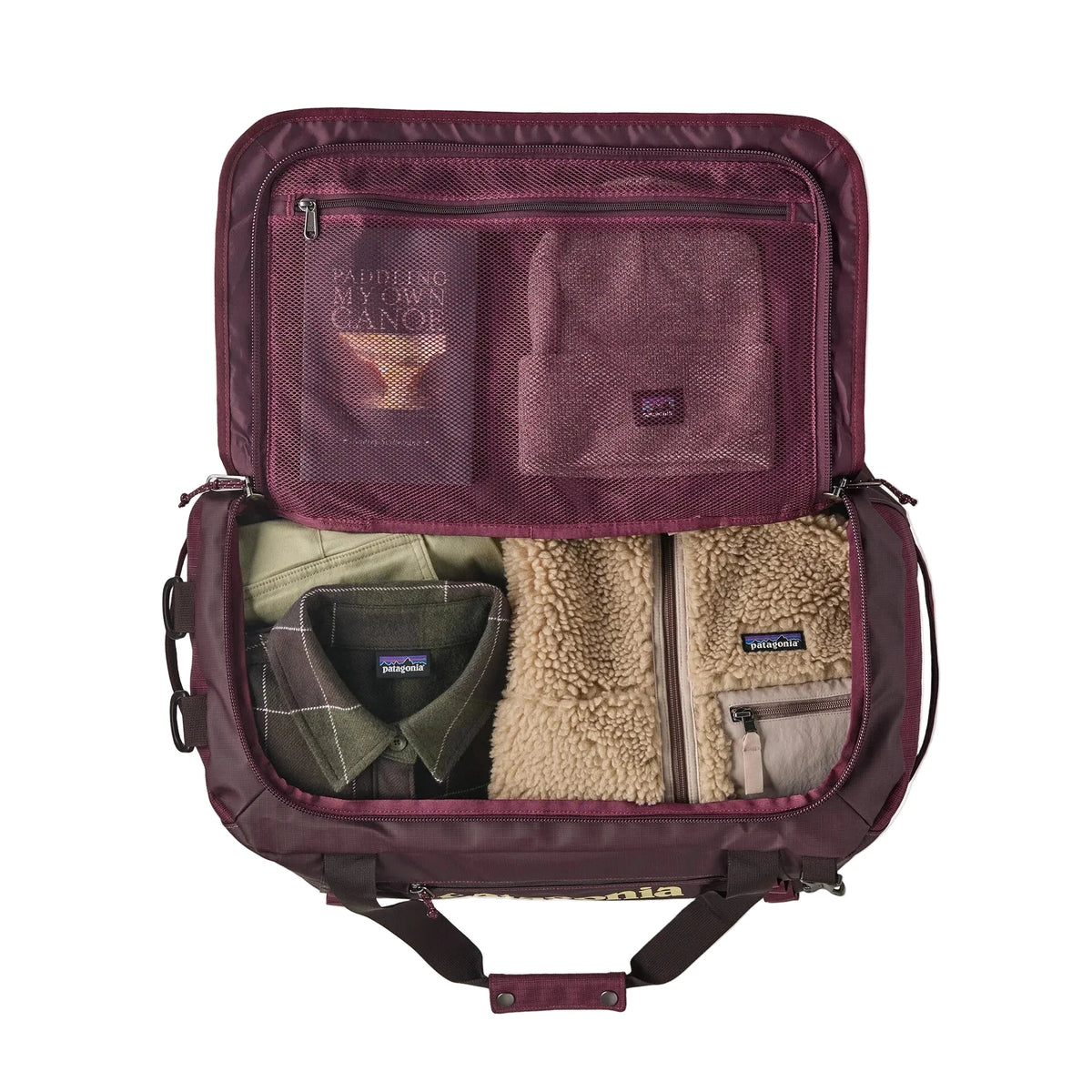 PATAGONIA Black Hole 40L Duffle Bag Berry Fig Duffle Bags Patagonia 